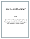 Đề tài: "Sinh viên tìm một doanh nghiệp Nhà nước được cổ phần hoá xong vào năm 2005, trình bày, phân tích tiến trình cổ phần hoá, ý kiến của sinh viên về những mặt được, chưa được so với lý thuyết đã học"