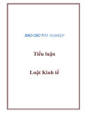 Báo cáo: Luật Kinh tế