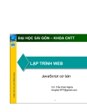 LẬP TRÌNH WEB - JavaScript cơ bản