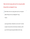 Phân tích hình tượng nhân vật Tnu 