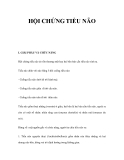 HỘI CHỨNG TIỂU NÃO 