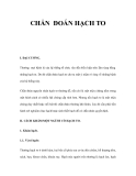 CHẨN ĐOÁN HẠCH TO   