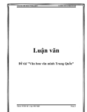 Đề tài "Văn hóa văn minh Trung Quốc"