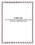 Đề tài “Kế toán tiền lương và các khoản trích theo lương tại Công ty TNHH Minh Trung”