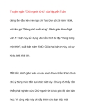 Truyện ngắn "Chữ người tử tù" của Nguyễn Tuân
