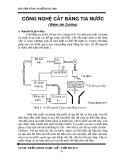 BÀI TẬP CÔNG NGHỆ KIM LOẠI -  CÔNG NGHỆ CẮT BẰNG TIA NƯỚC