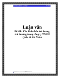 Đề tài: “Các hình thức trả lương, trả thưởng trong Công ty TNHH Quốc tế An Xuân ”