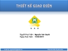Thiết kế giao diện