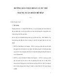CÁC HƯỚNG DẪN CHẨN ĐOÁN VÀ XỬ TRÍ NGƯNG TUẦN HOÀN HÔ HẤP 