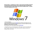 Tối ưu hóa Windows 7