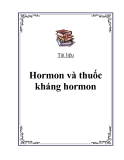 Đại cương Hormon và thuốc kháng hormon