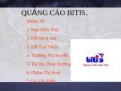 Báo cáo: Quảng cáo Bitis