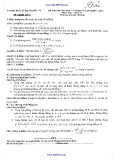Đề thi thử đại học cao đẳng lần 3 năm 2010 - 2011 môn toán khối B THPT Lê quý Đôn