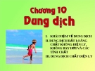 SLIDE - chương 11: DUNG DỊCH RẤT LOÃNG CHẤT KHÔNG ĐIỆN LY