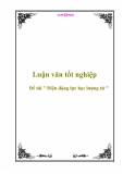 Đề tài " Định luật bảo toàn động lượng "