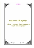 Đề tài " Trình bày vấn đề hạt Higgs (lý thuyết và thực nghiệm) "