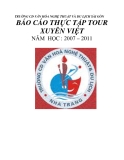 TRƯỜNG CĐ VĂN HÓA NGHỆ THUẬT VÀ DU LỊCH SÀI GÒNBÁO CÁO THỰC TẬP TOUR XUYÊN_6