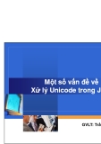 Một số vấn đề về xử lý Unicode trong Java  