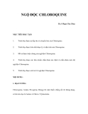 NGỘ ĐỘC CHLOROQUINE 