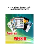 NGÂN HÀNG CÂU HỎI TRẮC NGHIỆM THIẾT KẾ WEB.Phần 4: Macromedia Dreamweaver