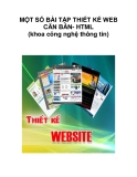 MỘT SỐ BÀI TẬP THIẾT KẾ WEB CĂN BẢN- HTML (khoa công nghệ thông tin)_2