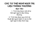 Giáo án khoa điều dưỡng - CÁC TƯ THẾ NGHỈ NGƠI TRỊ LIỆU THÔNG THƯỜNG 