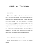 NGHIỆN MA TÚY – PHẦN 1 