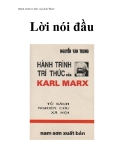 Hành trình trí thức của Karl Marx - Lời nói đầu