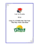 Đề tài: Công Ty Cổ Phần Sữa Việt Nam – Nhà Máy Nước Giải Khát