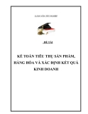 Luận văn: "Kế toán tiêu thụ thành phẩm, hàng hóa và xác định kết quả kinh doanh"