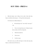 SUY TIM – PHẦN 4 