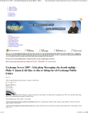 Exchange Server 2007 - Giải pháp Messaging cho doanh nghiệp - Phần 3