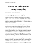 Dinh dưỡng và an toàn thực phẩm -  Chương XI: Giáo dục dinh dưỡng ở cộng đồng