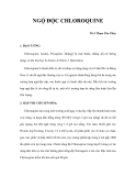 NGỘ ĐỘC CHLOROQUINE 