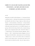 NGHIÊN CỨU LÂM SÀNG ĐIỀU TRỊ VIÊM GAN B MÃN TÍNH VỚI THYMOSIN- α 1 KẾT HỢP LAMIVUDINE SO SÁNH INTERFERON- α KẾT HỢP LAMIVUDINE