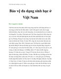 Việt Nam môi trường và cuộc sống - Phần 16