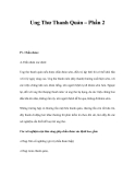 Ung Thư Thanh Quản – Phần 2 