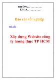 Đồ án tốt nghiệp: Xây dựng Website công ty lương thực TP HCM