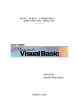 GIÁO TRÌNH MICOSOFT VISUAL BASIC - Chương 1: GIỚI THIỆU