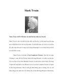 Tìm hiểu về Mark Twain 