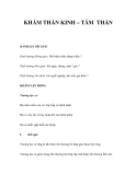 KHÁM THẦN KINH – TÂM THẦN 