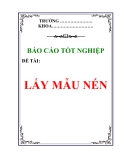 BÁO CÁO TỐT NGHIỆP: LẤY MẪU NÉN