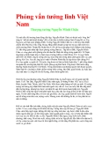 Phỏng vấn tướng lĩnh Việt Nam - Thượng tướng Nguyễn Minh Châu