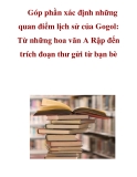 Góp phần xác định những quan điểm lịch sử của Gogol: Từ những hoa văn A Rập đến trích đoạn thư gửi từ bạn bè_3