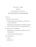 Giáo án địa lý 11 - Bài 4: Thực hành Tìm hiểu những cơ hội và thách thức Của toàn cầu hoá đối với các nước đang phát triển