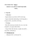 Giáo án địa lý lớp 7 - Bài 11 : DI DÂN VÀ SỰ BÙNG NỔ ĐÔ THỊ Ở ĐỚI NÓNG