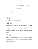 Giáo án địa lý 11 - Bài 6: Hoa kì Tiết 2: Kinh tế