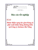 Báo cáo tốt nghiệp:“Hoàn thiện công tác giao hàng cà phê  xuất khẩu bằng đường biển tại Công ty Intimex Đà Nẵng”