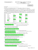 ĐỀ THI HỌC KỲ II NĂM HỌC 2010 - 2011 MÔN: Tiếng Anh 12 - TRƯỜNG THPT MỸ ĐỨC A( Mã đề thi 139)