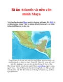 Bí ẩn Atlantis và nền văn minh Maya